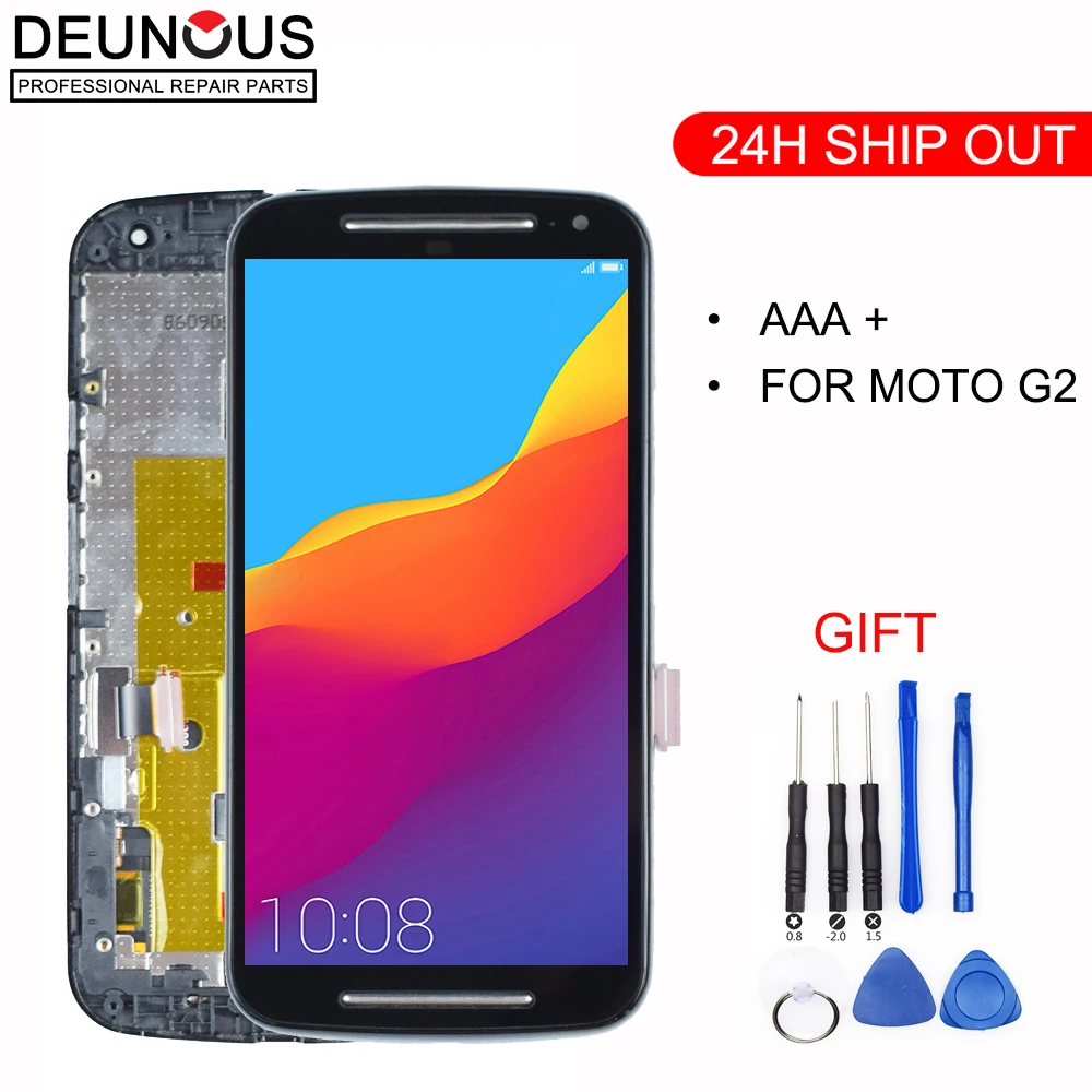 Новый ЖК дисплей 5 0 дюйма 1280x720 для MOTOROLA MOTO G2 Дисплей G + 1 XT1063 XT1069 XT1068 с сенсорным