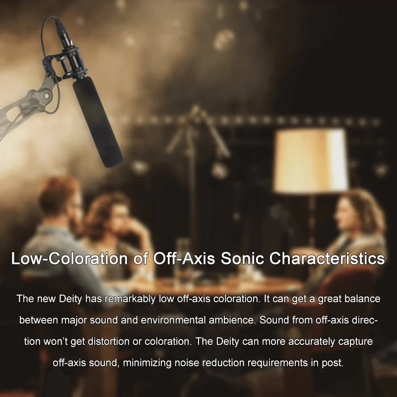 Aputure Deity Professional Shotgun Condenser Microphone for Nikon Canon Sony DSLR Panasonic Camera Camcorder Interview Video Mic |