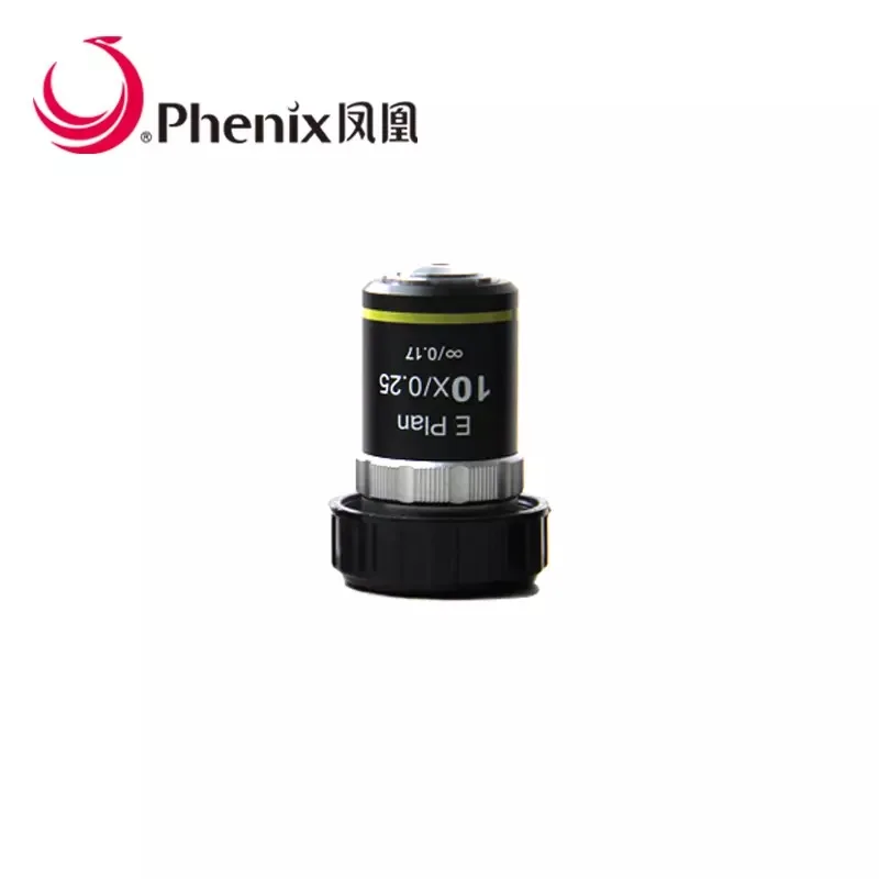 Phenix microscope 4X 10X 40X 100X Infinity Plan Achromatic Objective lens Excellent Optical System for PH100 Series | Инструменты