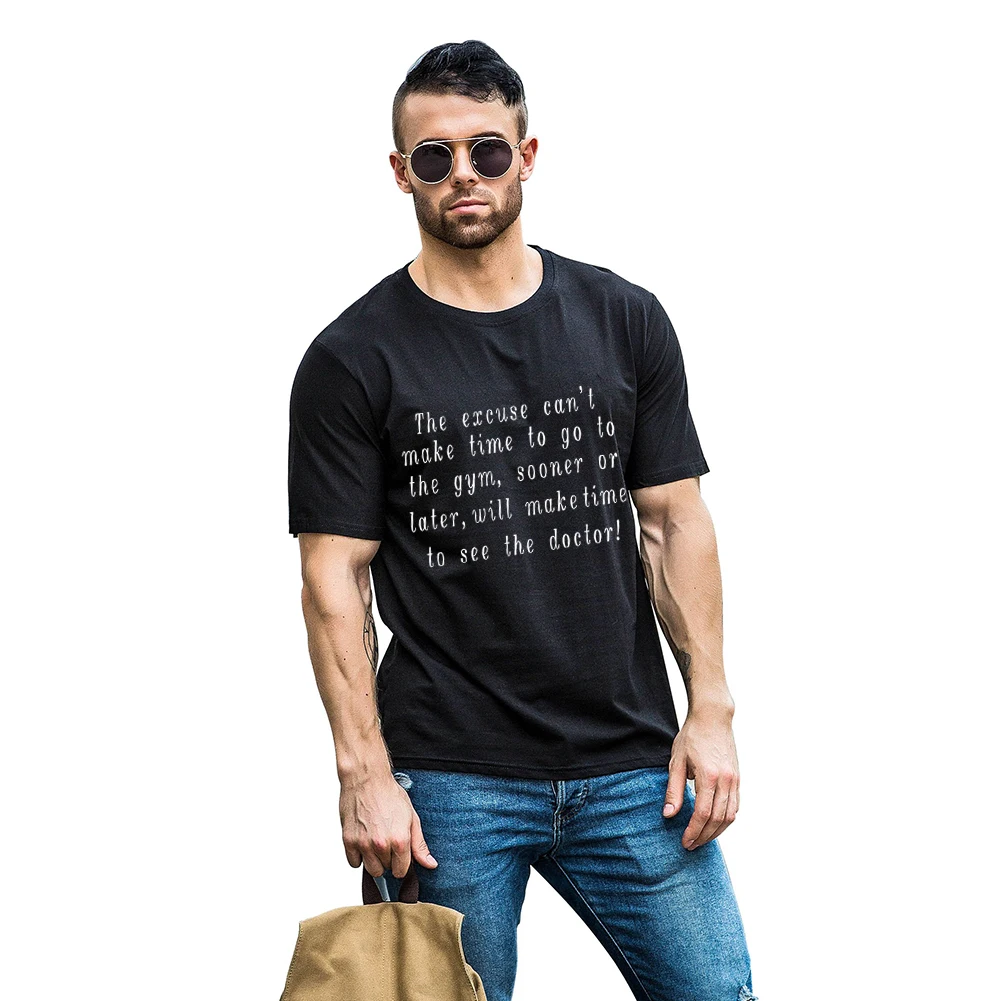 Мужчины Простой с буквенным принтом Повседневная летняя пара о-образным вырезом