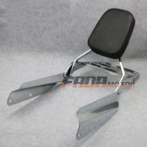 Спинка Sissy Bar багажная полка для багажника подушка Honda VTX1300 VTX1800 42 см|Сиденья и