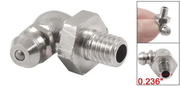 X Autohaux M6 фитинг для сосков с наружной резьбой угол 90 градусов|fitting hydraulic|fitting 90fitting