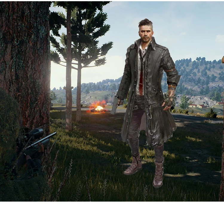 Игра PLAYERUNKNOWN'S BATTLEGROUNDS костюм мужской костюм PUBG куртка Костюмы на Хэллоуин для мужчин