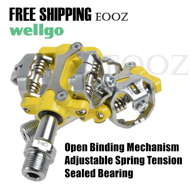 WELLGO W01 MTB Touring велосипед Clipless Свет Педали CR MO шпиндельные бутсы совместимы 9/16