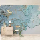 Роскошный синий позолоченный текстурный фон для телевизора профессиональное производство фрески оптовая продажа обоев настенный Постер фото стены