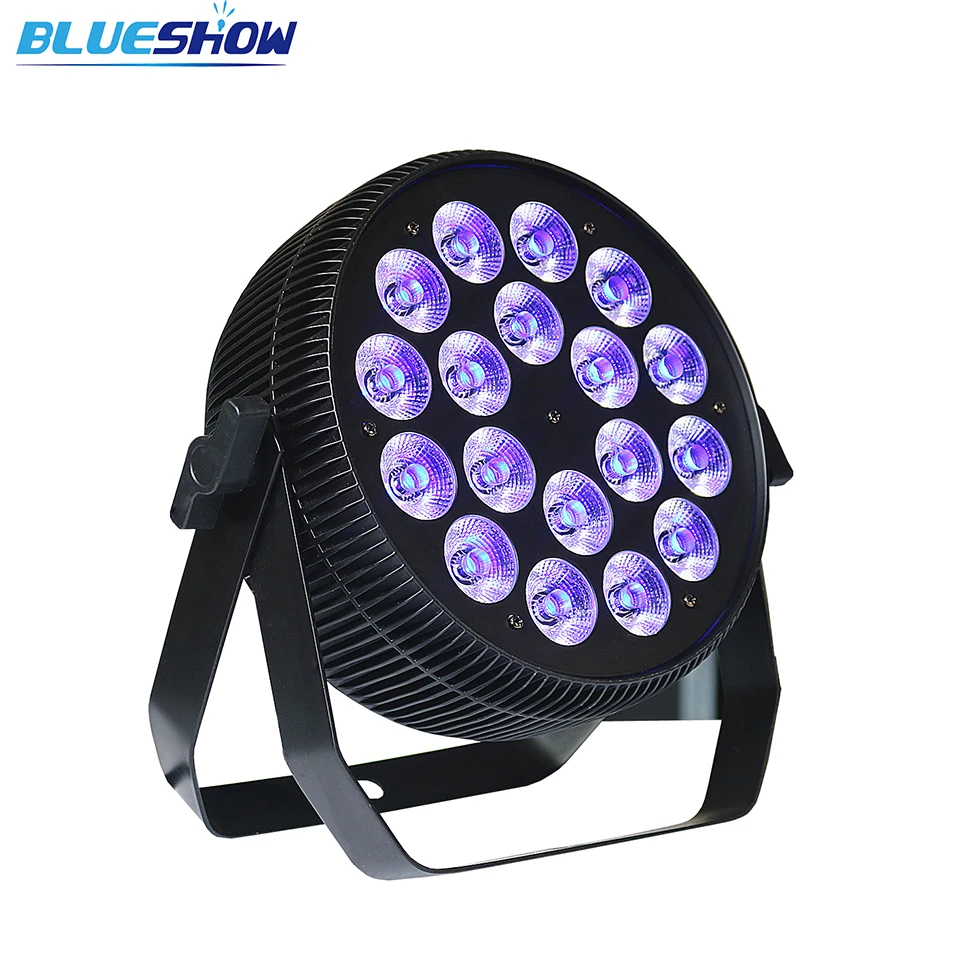 Без налога на заказ 8 шт./лот плоский DJ par свет RGBWA 5в1 18x12 Вт LED Par огни RGBW 4в1 18x10 диско