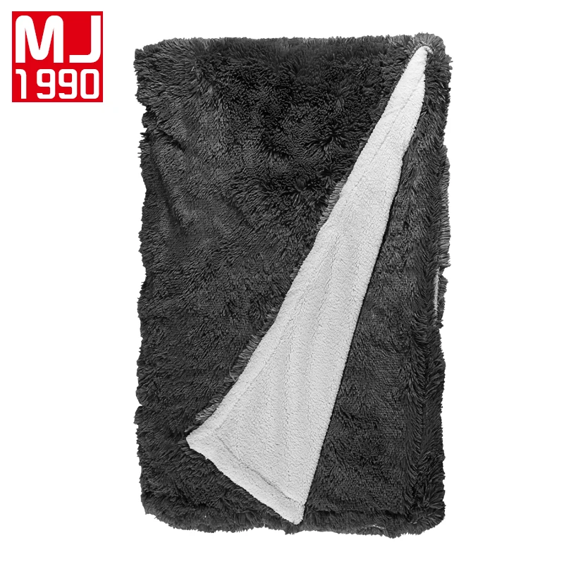 Новое Европейское вельветовое Норковое одеяло из овечьей шерсти для