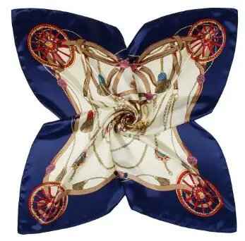 90cm*90cm Silk Square Scarf Women Element Bag Print Foulard Big Hijab Bandana Lady Neckerchief High QualScarves Wraps For Ladies |
