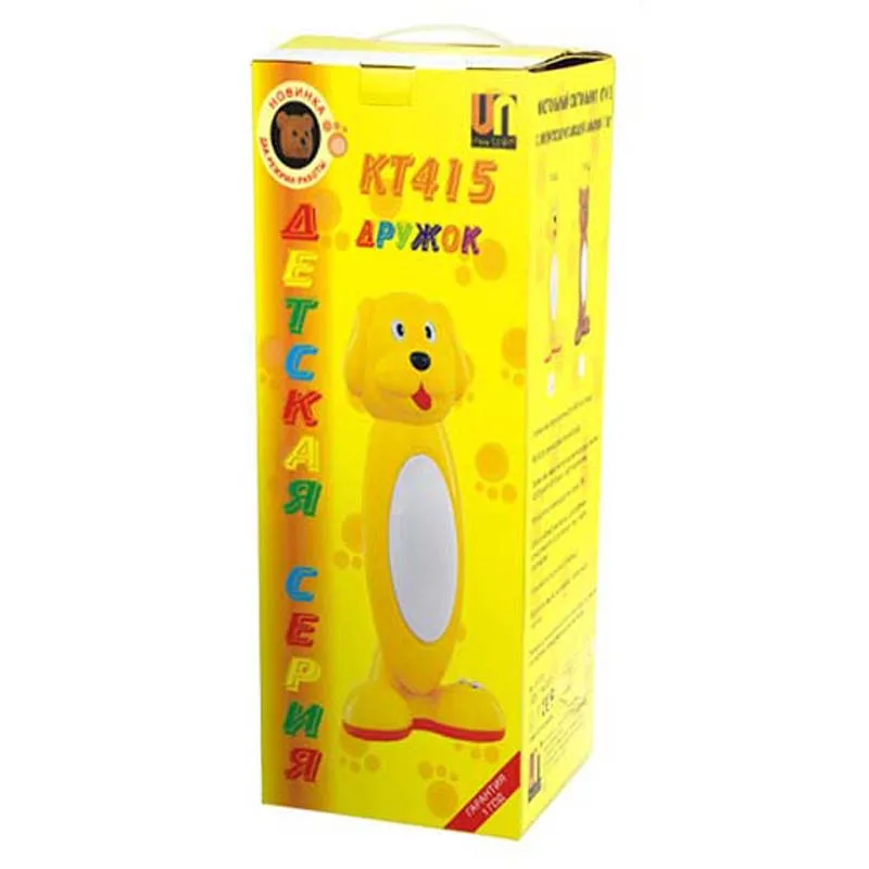 KT415C Дружок Настольный светильник+ночник 220В11Вт2G7 жёлтый | Лампы и освещение