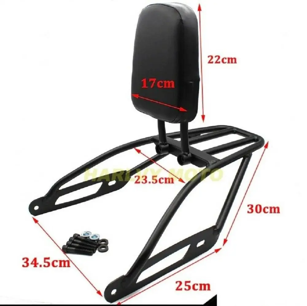 Спинка Sissy Bar багажная стойка подушка для Harley Davidson Street 500 XG500 750 XG750 Rod 2014 +|Сиденья и