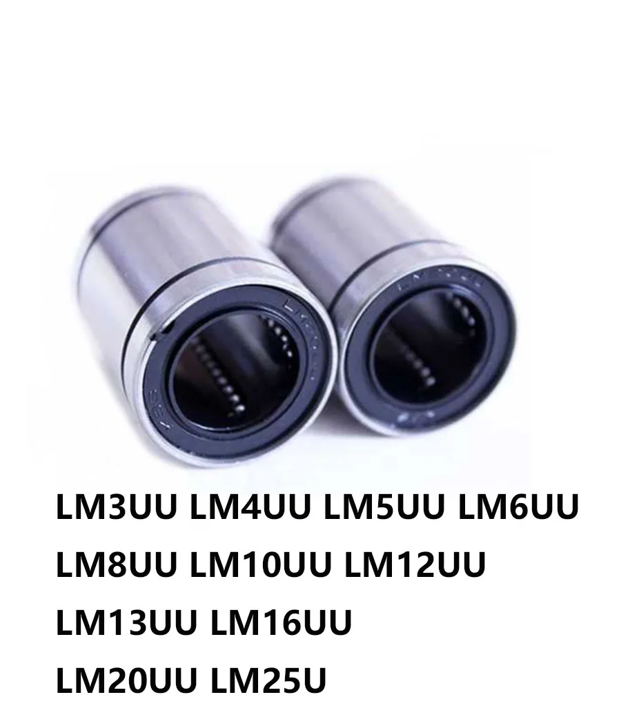 10 шт./1 шт. LM3UU LM4UU LM8UU LM10UU LM6UU LM16UU Линейный Втулка с ЧПУ линейные подшипники для