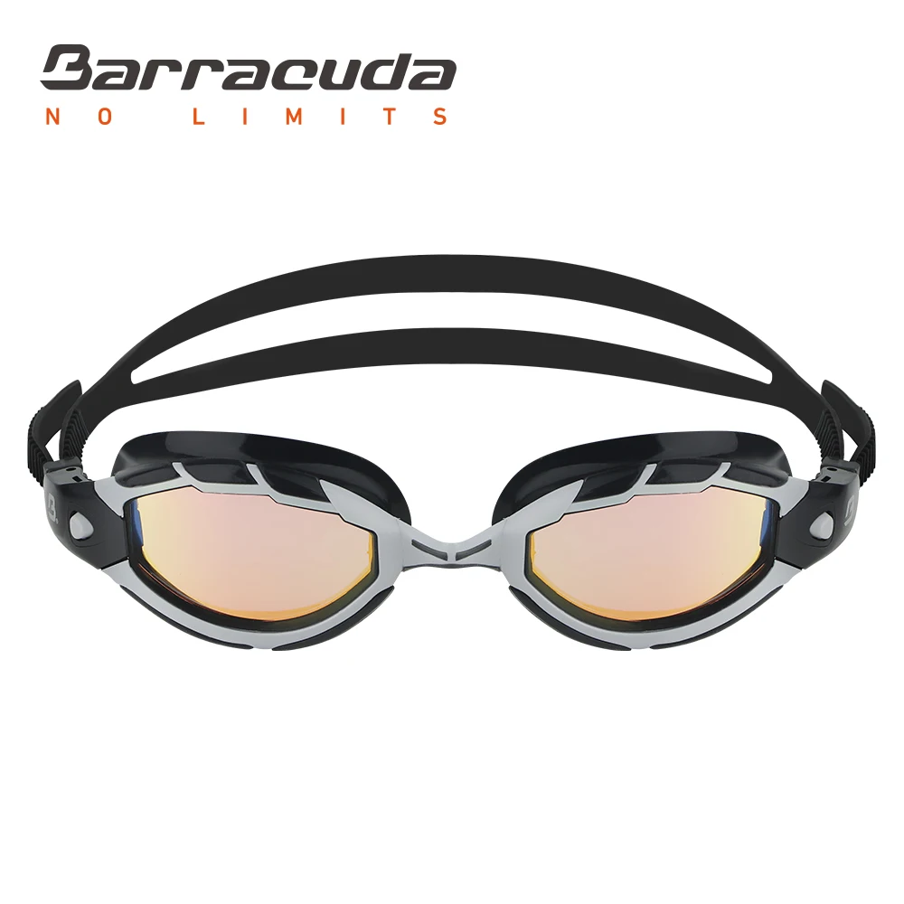 Профессиональные очки для плавания Barracuda зеркальные линзы незапотевающие