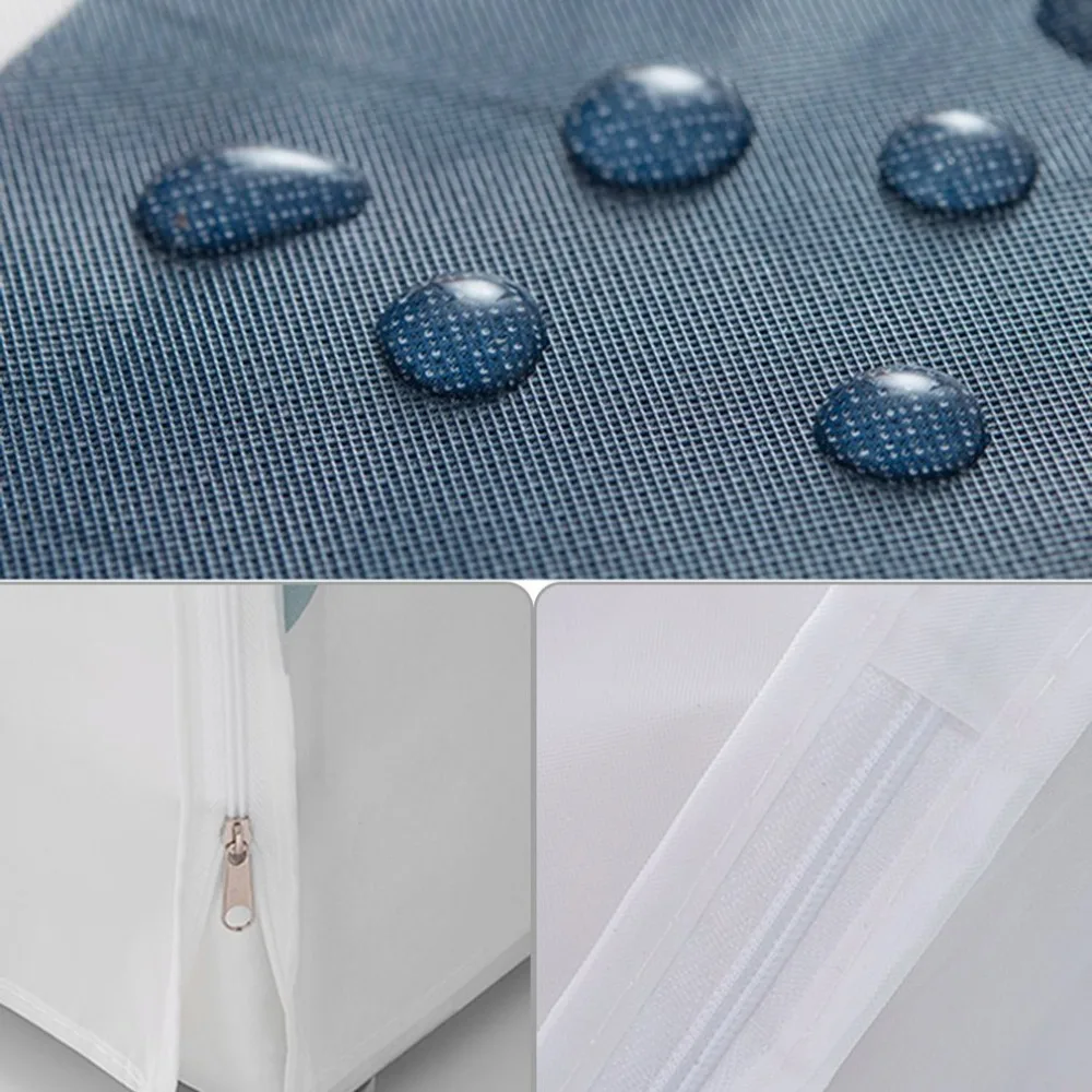 PEVA Geometry Printing Washing Machine Dust Covers Organizer Flip Washer Dust-proof Sunscreen Dustcoat Storage Case | Дом и сад
