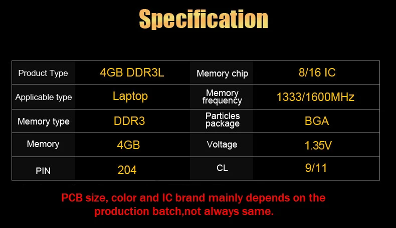Оперативная память VEINEDA DDR3, 8 ГБ, 1333 МГц, 1600 МГц, PC3-12800, 1,5 в, для Intel, AMD, совместимая память ddr3, оперативная память, без ECC, SODIMM, PC3-12800