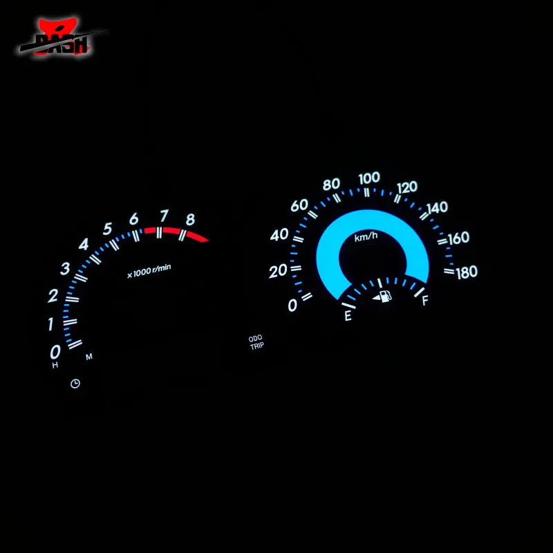 Тире Эль свечение датчика для Toyota Ist 2002 2006 JP spec Обратный Тип свечения черный