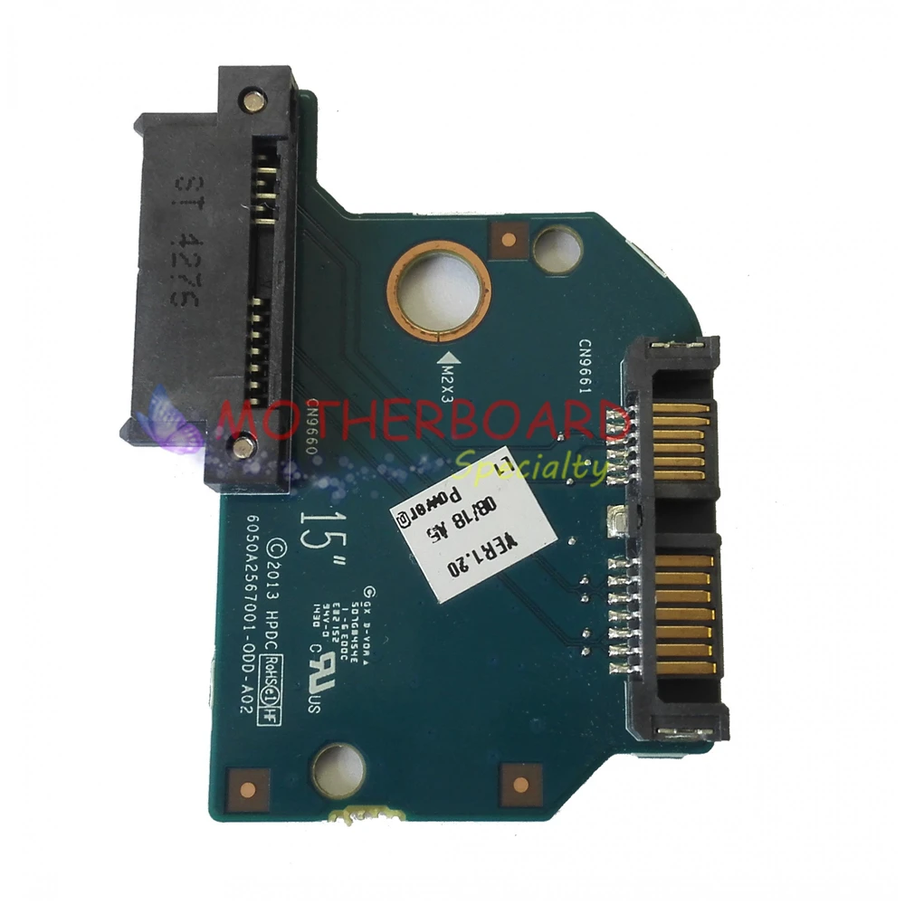 JOUTNDLN SATA нечетный адаптер 6050A2567001 ODD A02 для HP Probook 650 G1 плата 100% рабочая|Компьютерные