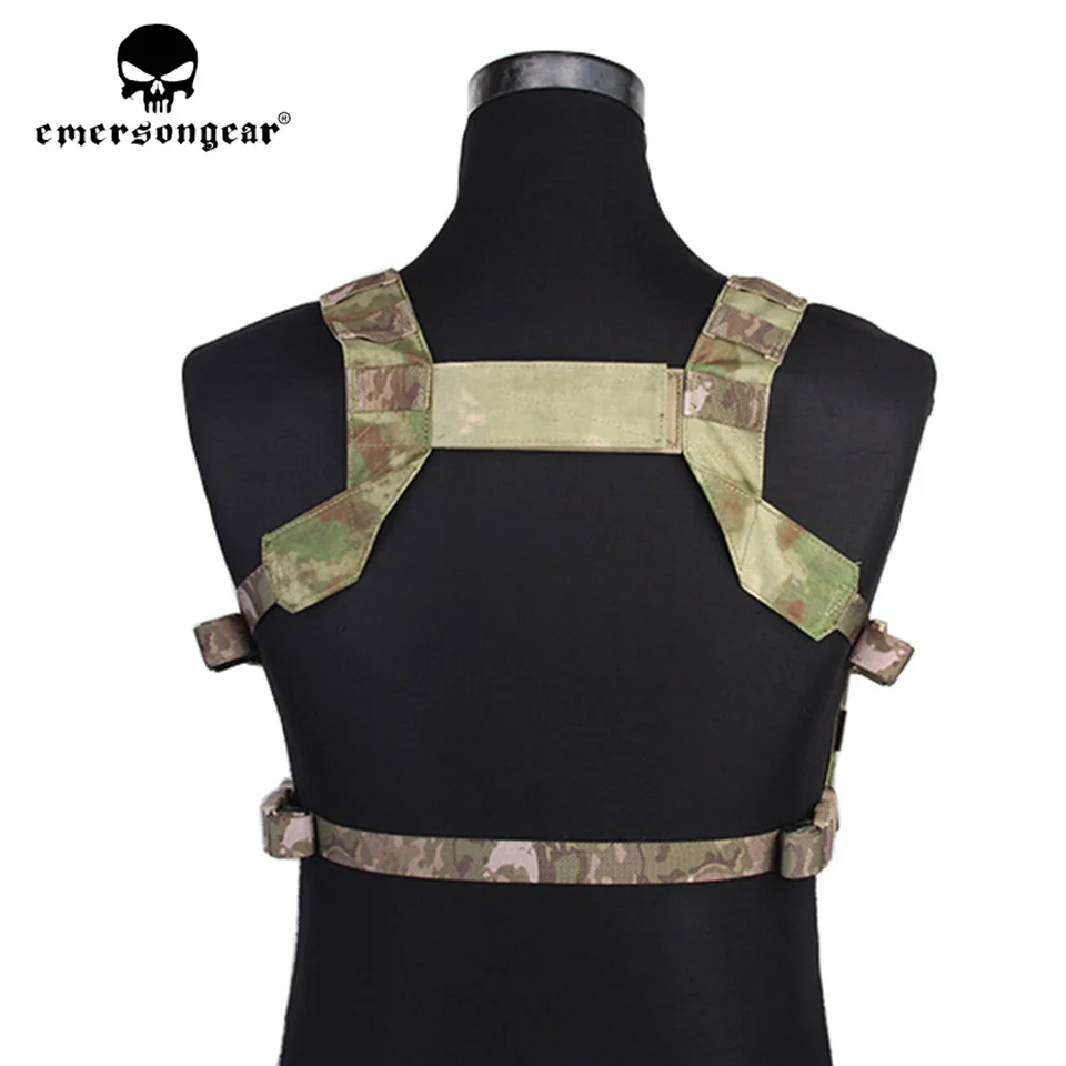 Emerson gear Emerson тактическая легкая нагрудная пластина для снаряжения, перевозчик Cordura нейлоновый жгут, легкий Регулируемый Aorsoft Combat CS gear