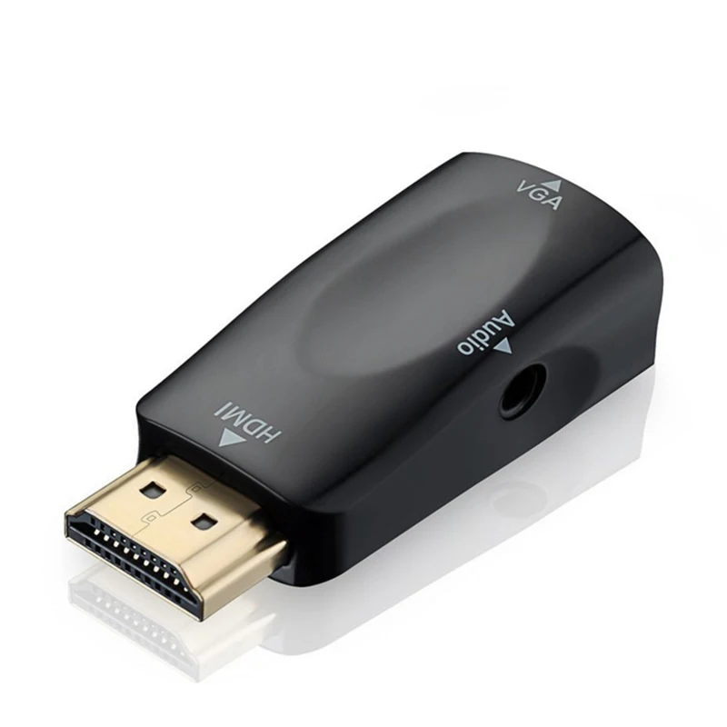 ZoVi HDMI-VGA адаптер конвертер с аудио кабелем папа-мама для ПК/ТВ/Xbox 360 PS3 видео и V1.4 1080p