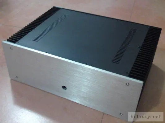 

Корпус усилителя мощности BZ4315I, класс A, полностью алюминиевый корпус, чехол для аудио усилителя, DIY Box 430 мм * 150 мм * 311 мм