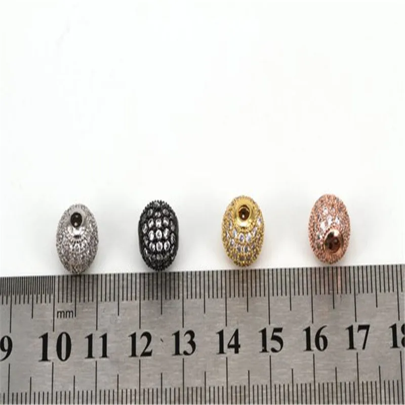 10 мм круглые бусины из бусин с микрозакрепкой прозрачные кубические циркониевые