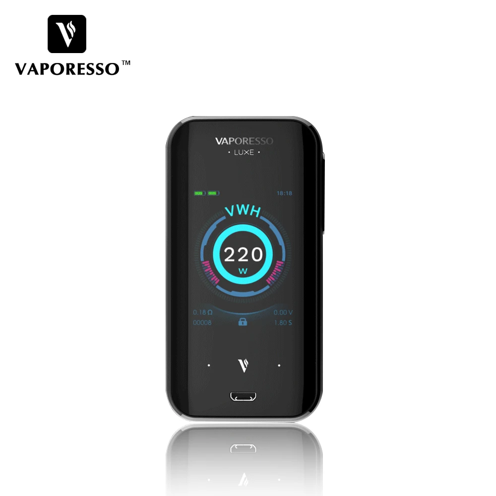 Новое поступление оригинальный Vaporesso люкс 220 Вт TC коробка мод Vape подходит SKRR танк