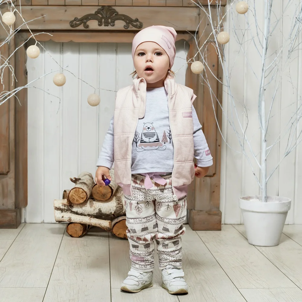 Жилет Lucky Child на подкладе с утеплителем арт 62 33f (Зимние каникулы) [сделано в России