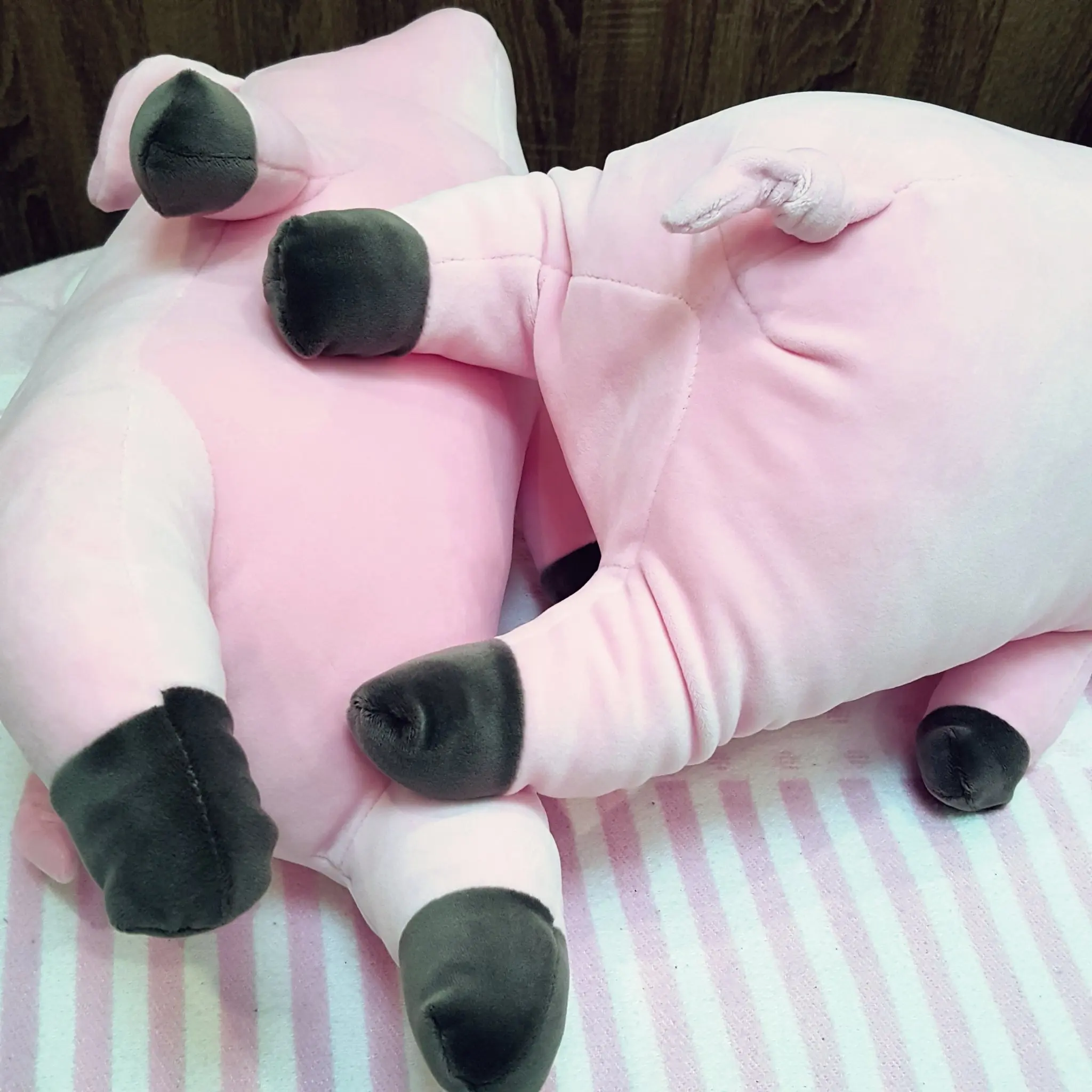 Мягкие игрушки-подушки с рисунком поросенка Kawaii Baby, Спящая кукла из хлопка, мягкие и плюшевые игрушки для девочек