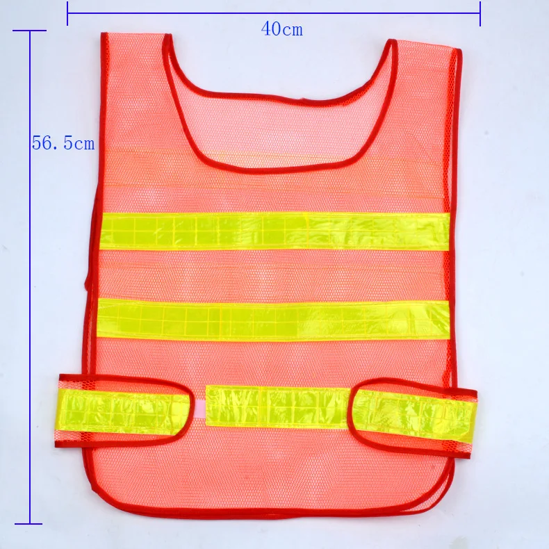 Защитный жилет для детей суперяркий светоотражающий с v-образным вырезом и