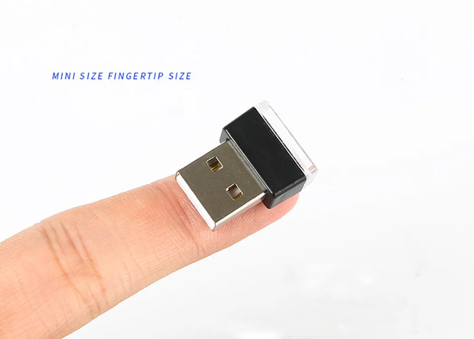 Автомобильный Стайлинг USB LED атмосферная лампа модная 5 видов цветов авто