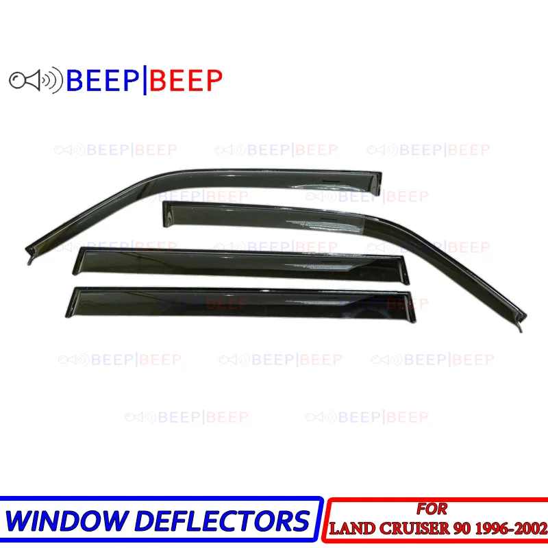Для Toyota Land Cruiser 90 1996 2002 автомобильные оконные дефлекторы автомобильный дефлектор