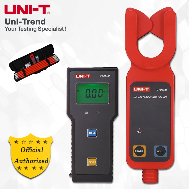 

UNI-T UT255A/UT255B High Voltage Clamp Ammeters; 600A Leakage Current Meter, Data Storage, LCD Backlight