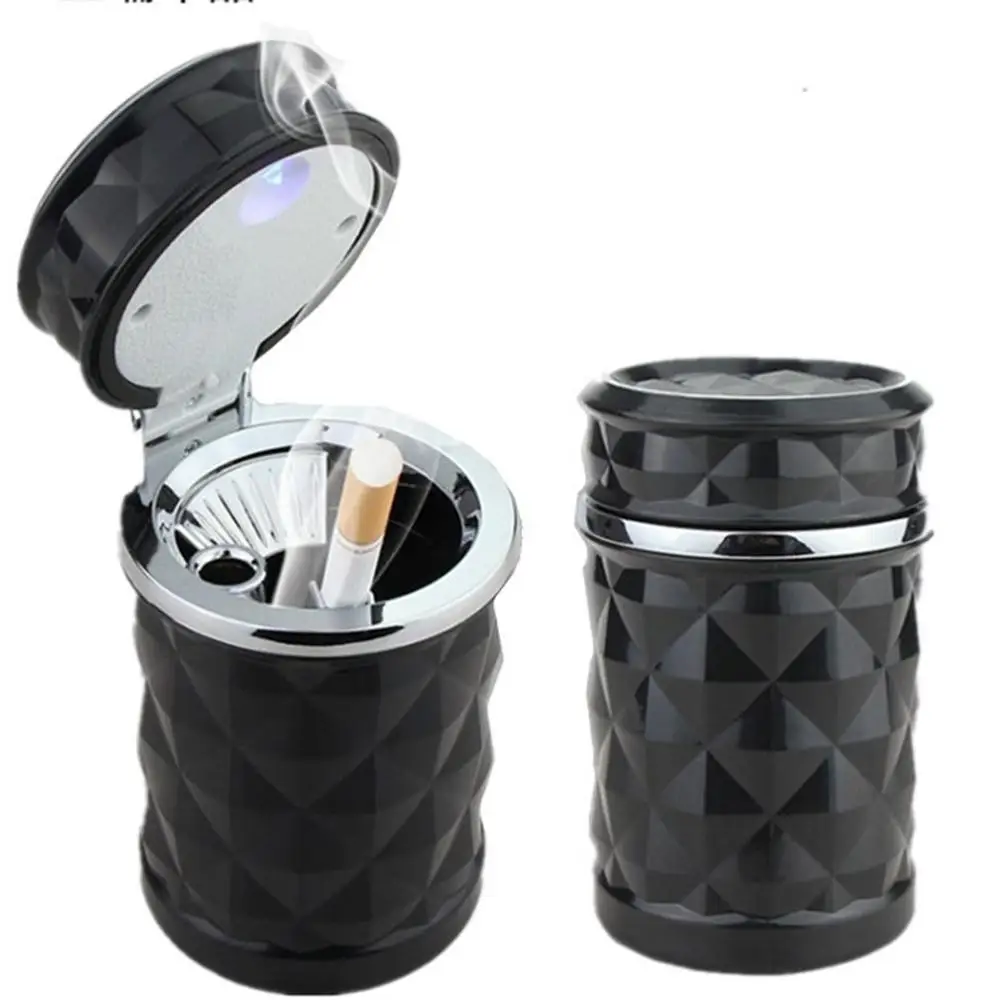 Новая автомобильная пепельница безопасная огнестойкая со светодиодным