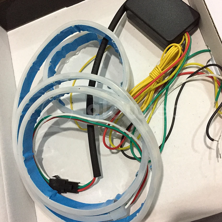 Светодиодная лента GLOWTEC 120 см для автомобиля RGB 5050 светодиодная Светильник та