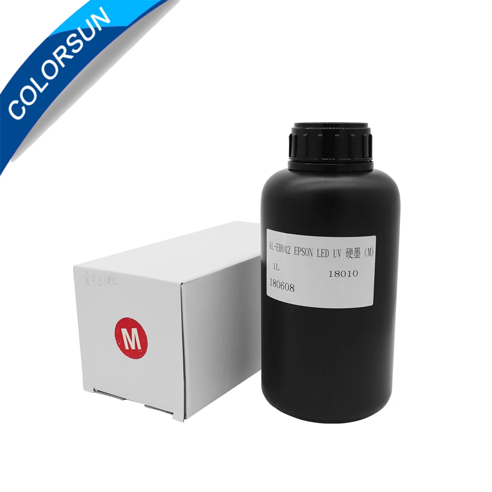 

Чернила Colorsun для планшетного принтера, 1 л, с УФ светодиодами, чернила для Epson 1390, 1400, 1410, 1430, 1500 Вт, R280, для DX4, DX5, DX6, DX7, чернила для печатающей гол...