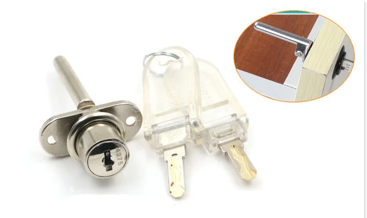 Drawer lock C-level serpentine drawer cylinder Work desk File cabinets Associated Hardware | Обустройство дома