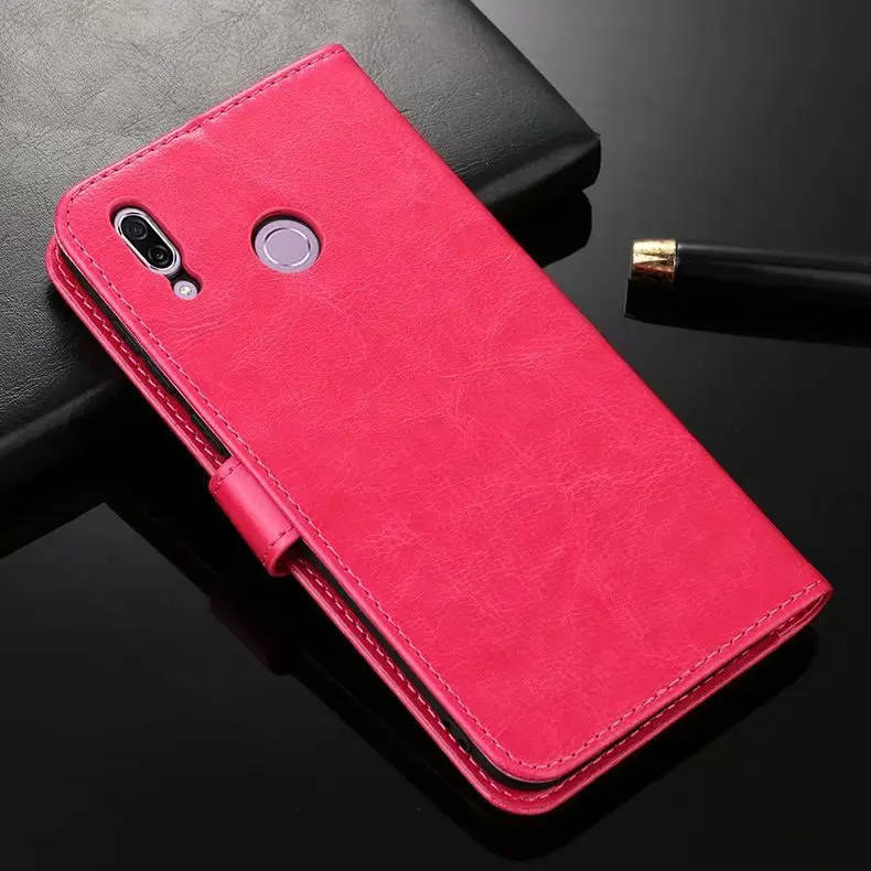 Чехол для Huawei P Smart Plus Роскошный кожаный флип кошелек чехол на + задняя крышка