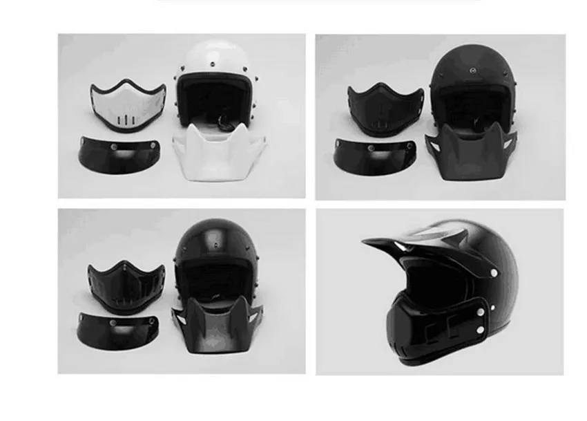 Modular Helmet Motorcycle Helmet Full Face Open Face Headgear Double D Clasp Closure Safe Combined helmets DOT