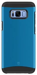 Чехол SHIELDON Sunrise Series для Galaxy S8 Plus, тонкий, амортизирующий, 2 в 1, двухслойный дизайн, противоударный защитный чехол - Цвет: Blue