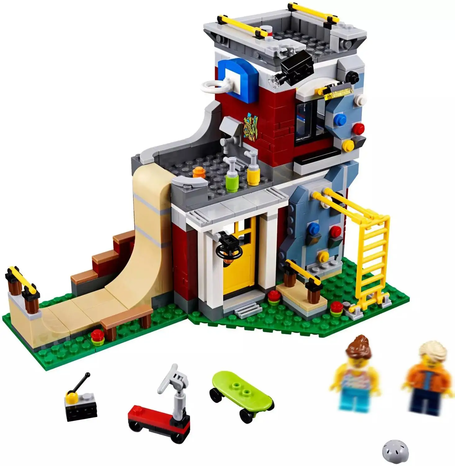 Legoings 3 в 1 модульный кататься на коньках дом строительные блоки комплект 31081