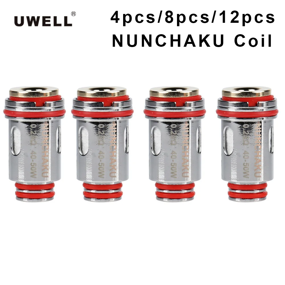 На возраст от 4 до 12 лет шт. Uwell нунчаки катушки электронная сигарета распылитель Core 0.25ohm 0.4ohm Танк головки катушки Vape аксессуары