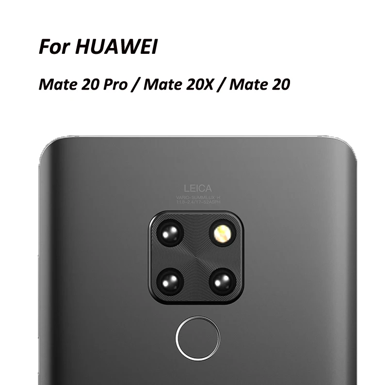 Для huawei mate 20 Pro X Алюминиевый сплав задний Чехол для линзы объектива полная защита