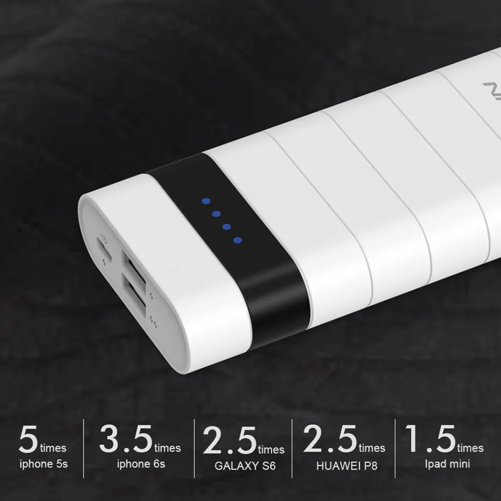 ARUN 10000 мА/ч внешний аккумулятор повербанк 2 USB портативное зарядное устройство для