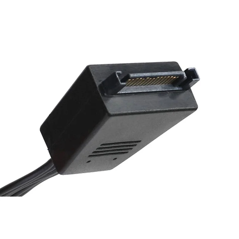 SST CP06 E4 SATA кабель 15 pin от 1 до 4 2 угол 90 градусов питания силиконовая линия|degree angle|sata