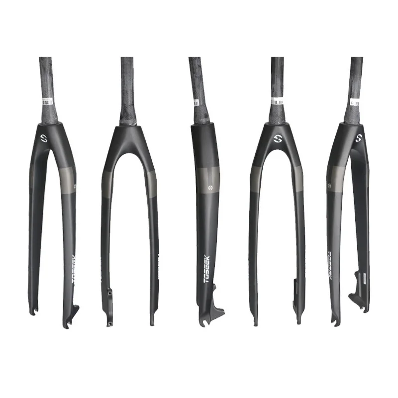 Toseek Full Carbon Fiber Mountain Bike Fork Hard Fit Disc Brake Grey Matte 1-1/8 28.6mm Bicicleta 26ER 27.5ER 29ER | Спорт и
