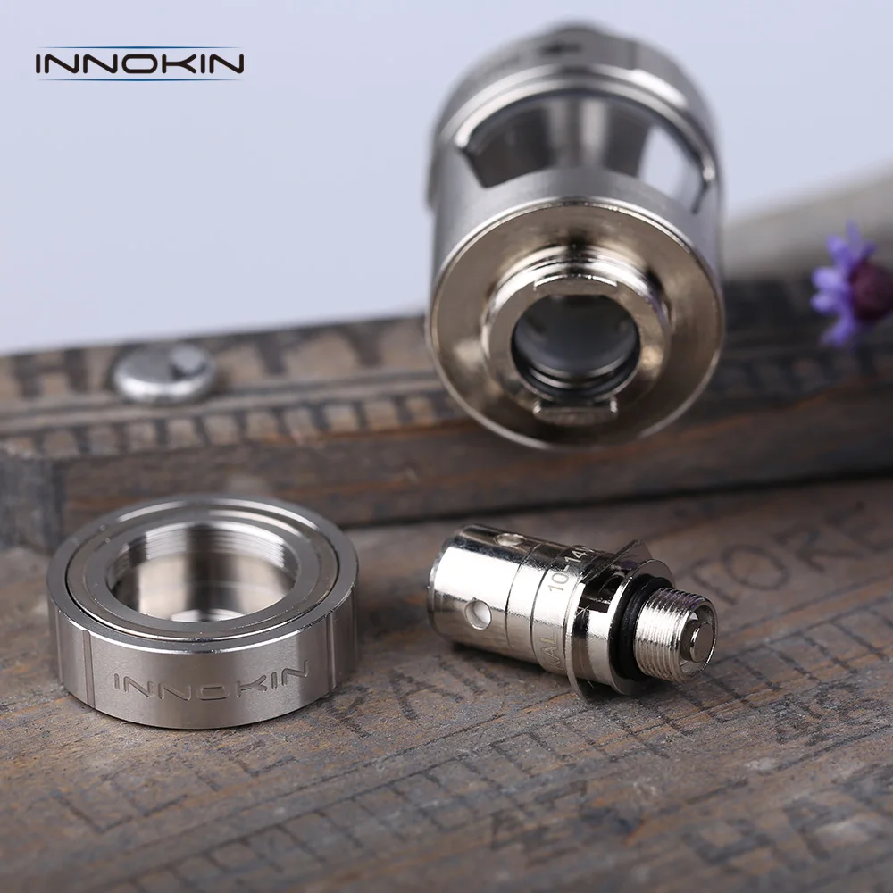Original Innokin Zenith RTA Tank Vape 4ml Atomizer Bottom Adjustable Airflow MTL vaping For 510 pin Box Mod Vaporizer | Электроника