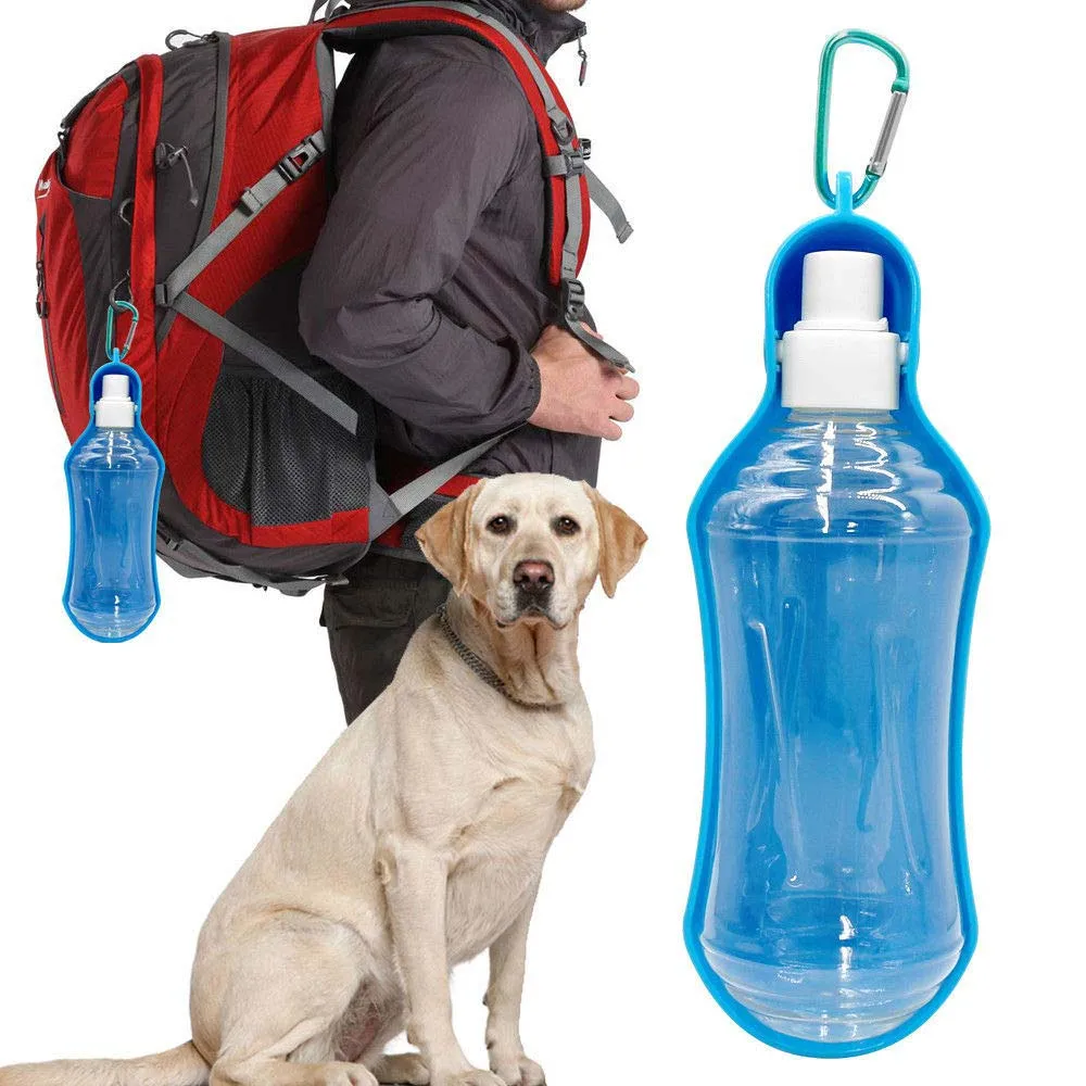 

Dog Water Bottle Pet Water Bottle Pet Waterer Travel Bowl Puppy Water Dispenser portable mug Holders Cap for Dogs PW015