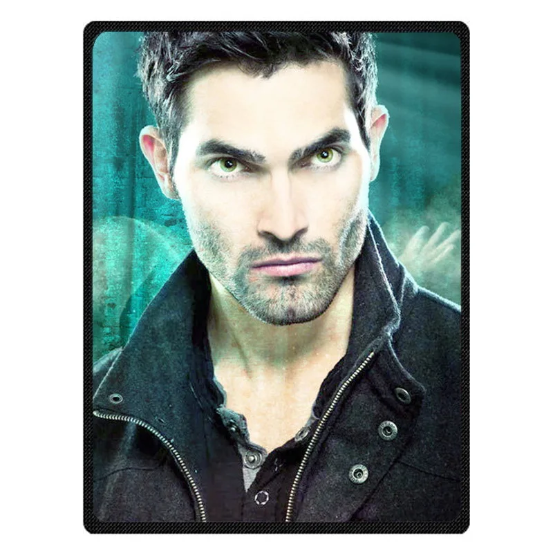 Комфортное персонализированное одеяло с волком для подростков диванное