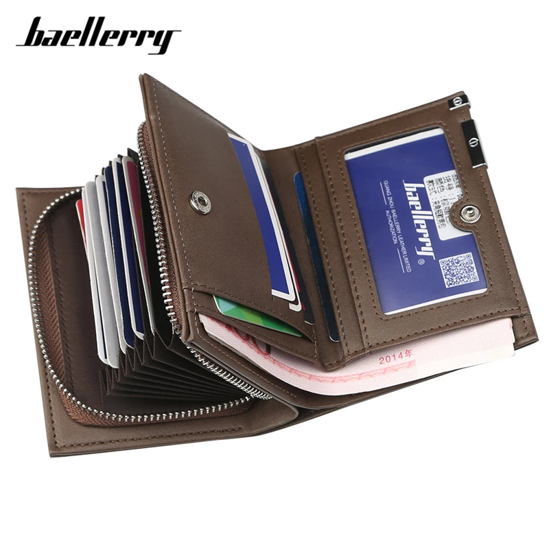 Новинка кошелек Baellerry для визиток мужской маленький мелочи мужские кошельки на
