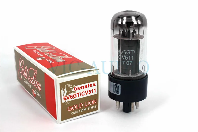 

1Piece Russia New GOLD LION Genalex 6V6GT Vacuum Tube Replace 6V6 CV511 6P6P Electron Tube Free Shipping