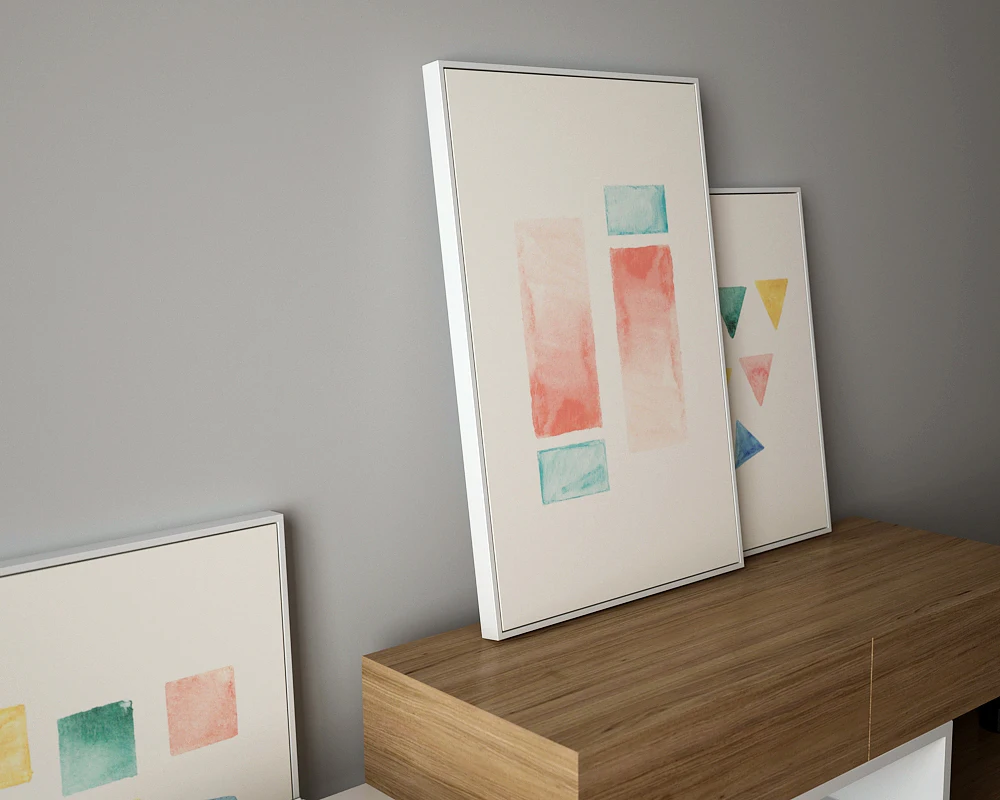 SD LINLEEHON Abstraction Style Different Color Blocks Mix Modern Canvas Print Wall Posters Paintings Art For Home Decor Unframed | Дом и сад